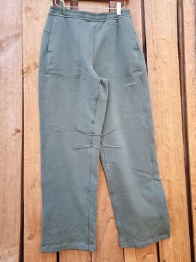 lululemon lab Barrel Leg Fleece Track Pants Rover Sage Green [S]